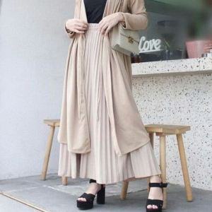 Rok Plisket Dewasa / Rok Plisket Panjang Mayung wanita Rempel Besar Model Terbaru Best Quality