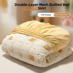 MINGSHA | Warm Cloud Cotton Padded Mattress Cover