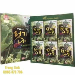 Bổ gan hàn quốc Hovenia Taewoong Food chính hãng hộp 30 gói - Thải độc gan thanh lọc cơ thể phòng ung thư - tranglinh