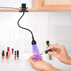 5V UV Gel Curing Nail Lamp Led Ultraviolet Light UV Led Desk Lamp Black Light Manicure Dryer UV Curing Light for Curing Nail Art