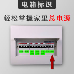 Distribution Box Switch Logo Sticker Customized Electric Meter Box Switch Sticker Luminous Decorative Wall Sticker Main Gate Light Label
