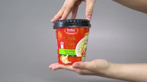 [LY LẺ] - YENVIET - Cháo yến đậu xanh ly YenViet hương vị Thịt bằm rau củ Cháo ly Yến Việt thịt bằm rau củ (50g/ly)