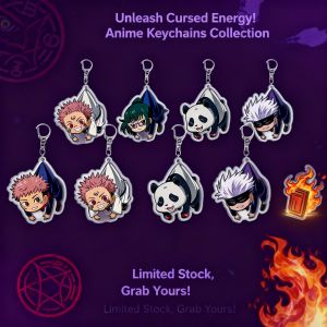 Bandai | Jujutsu Kaisen Yuji Itadori Acrylic Keychain Pendant Anime Merch In Stock Drop Shipping