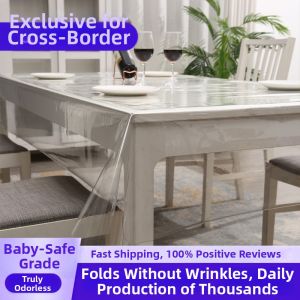 Transparent Waterproof Protective Tablecloth