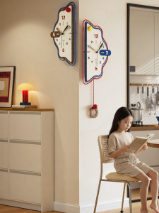 MEISD | Corner Creative Cloud-Shaped Silent Home Clock