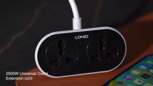 LDNIO Extension Cable Multi Tap 10M 5M Power Strip UK US EU Plug Universal Socket Electric Extension European Power Cord Adapter