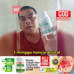 URINOGIN Original BPOM Herbal Batu Ginjal & Kencing Batu – Bantu Kurangi Nyeri Pinggang Kencing Sakit & Anyang-Anyangan Dukung Kesehatan Ginjal dan Kelancaran Buang Air Kecil Secara Alami – Suplemen Herbal
