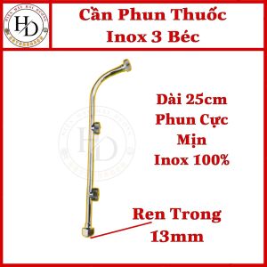 Cần 3 béc inox phun sương dùng cho phun thuốc tưới cây tưới lan | Bình xịt điện