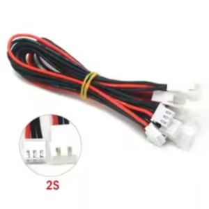 5PC Battery Balance Charger with Silicone Wire Extension Lead JST-XH Connector Adapter Plug for RC Drone 1S/2S/3S/4S/5S/6S/7S/8S