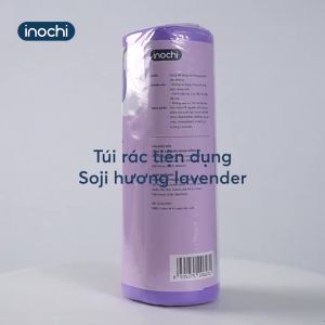 Túi rác tự huỷ sinh học INOCHI có quai tiện dụng dạng cuộn nhiều màu nhiều mùi hương