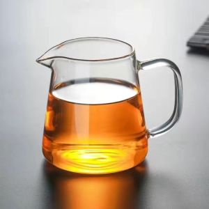 High-End Borosilicate Glass Gongfu Tea Set 2025 New Home Use Fair Cup Tea Dripper One-Piece Tea Pouring Device