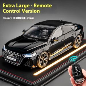 Remote Control Key Version 1/18 Audi RS7 Car Model Tires Are Removable Adult Collectible Ornaments Model Gift Decoration