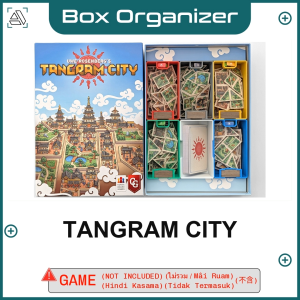 Tangram City Board Game Box Organizer Insert