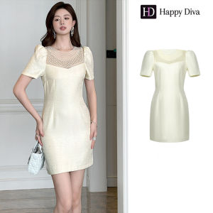 Happy Diva Womens Dresses Apricot Dresses Short Sleeve Dresses Wedding Dresses Formal Party Dresses Banquet Evening Dresses 9034