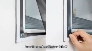 LUXU【Upgrade】Screen for Window with Buckle Magnetic Screen Net for Window DIY Mosquito Net for Window