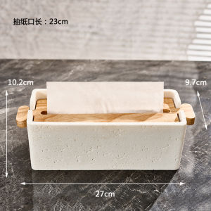 Commercial Desktop Hand Towel Box Kitchen Bathroom Paper Towel Box Rectangular Shape Hand Washing Station Dry Hand Paper Box