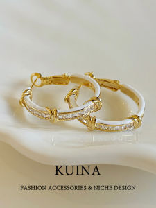kuina | Elegant Big Hoop Earrings