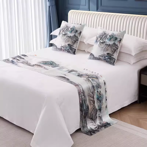 Khăn Trải Giường Sang Trọng Cho Khách Sạn Khăn Trải Giường Trang Trí Cho Khách Sạn Và Nhà Trọ Khăn Trải Giường Bằng Vải Hoa