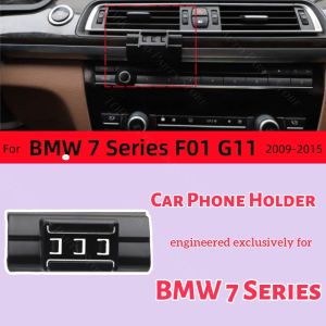 Magnetic Car Phone Holder for BMW 7 Series F01 F02 G11 G12 2009-2015 Wireless Charging Special Fixed Bracket Base MagSafe Mount
