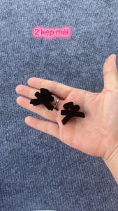 Set 2 cái Kẹp tóc nơ nhỏ bằng vải nhung phong cách công chúa phụ kiện kẹp tóc cánh bướm cho nữ