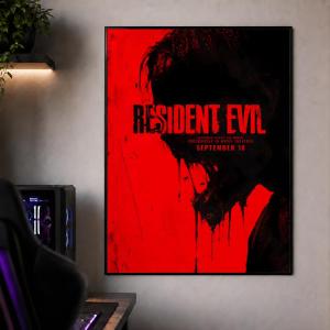 Game R-Resident E-Evil Raccoon City Poster Waterproof HD Modern Peel And Stick Wall Decor Bedroom Living Room Dorm Office