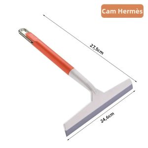 Dụng Cụ Lau Kính Có Thiết Kế Lỗ Treo Chất Liệu PP+TPR Bề Mặt Cạo Rộng Dụng Cụ Cạo Cao Su Mềm Để Lau Kính Ứng Dụng Rộng Rãi