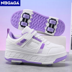NBGAGA | Giày Trượt Patin 4 Bánh Có Thể Tháo Rời Cho Trẻ Em Nam Nữ Đều Dùng Được Chống Trơn Trượt Dành Cho Bé Trai & Bé Gái Đi Chơi Thể Thao Ngoài Trời Đi Bộ Thường Ngày