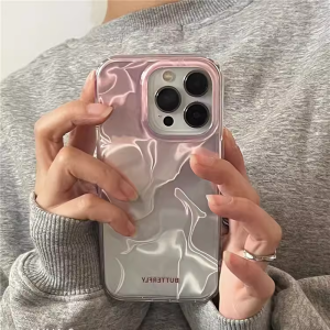 Ốp Lưng Điện Thoại Di Động Bằng Vải Satin Màu Bạc Hồng Dành Cho Nữ Dành Cho Honor 300 pro 200 90GT 70 60 V40 X40 Silica Gel