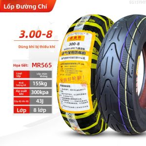 Lốp Xe Điện Đường Chạy 2.50/2.75/3.00/3.50-8 Inch Lốp Trống 100/110/80/90 Một Lốp Phụ Tùng Xe Máy Phụ Kiện