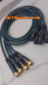 Dây canon đực cái cao cấp | CANON XLR | dây canon 2 đầu | dây tín hiệu âm thanh chống nhiễu Audio Phile
