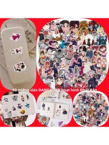 50 Sticker DANDADAN Anime Cartoon Daring Party Sticker Cute Anime Bé Gái Natsuki Tomoe Guitar Mobile Phone Back Card Anime Goods