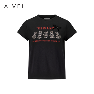 AIVEI | Summer Sweet and Cool Cartoon Printed Short Sleeve T-Shirt