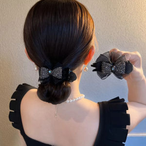 Rhinestone Hair Claw Ponytail Hairpin Girls Ball Hairstyle Large Hair Clip Headdress Women Gripper Summer Hair Accessories