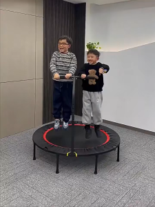 New Trampoline Fitness Home Stable Anti-Rollover Foldable Indoor Adult Sports Exercise Load 150kg