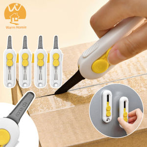 [Warm Homie] Art Knife Stainless Express Box Opener Art Engraving Craft Stationery Utility Retractable Mini Cutter Tools