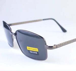 【GIAUSA】Shades Sunglasses for Men Polarized Driver Rider Fishing Anti Rad UV Protection Metal Square Adult Summer Sun Glasses Original for Men Style Branded Sale Trend Fashion Eyeglass Gift S52