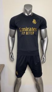 Quần Áo Bóng Đá CLB Real Madrid logo thêu làm từ chất liệu thun lạnh cao cấp A9