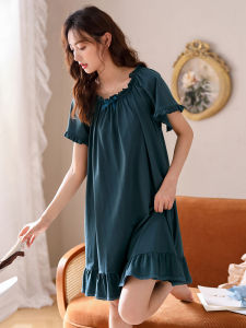 JIALEFEN | Summer Light Cotton Fairy Style Womens Sleepwear