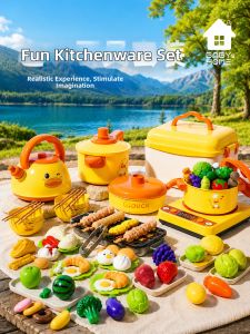 BABYSHOME | Simulated Cooking Playset Kitchen Toys for Children
