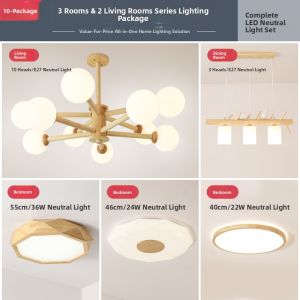 SUOYAN | Sleek and Modern Wooden Lamp Full Spectrum