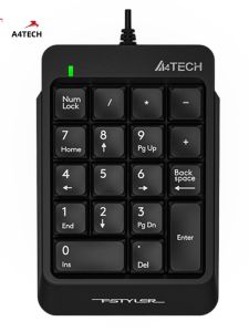 A4Tech | USB Wired External Numeric Keypad for Desktop Computers and Accounting