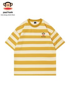 Paul Frank | Áo Thun Đôi Thoáng Khí Có Sọc Cho Mùa Hè