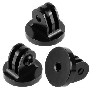 Aluminum Alloy Tripod Mount Base Adapter for GoPro HERO 13 12 11 10 9 Insta360 X5 Sports Camera Compatible with DJI Accessories
