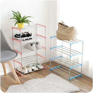 [Freeship Max] Kệ để giày dép 4 tầng kệ giày khung INOX chắc chắn Kệ giày lắp ghép Cozy Style phong cách hiện đại