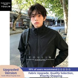 YOULIN | Lightweight Sun Protection American Style Boxy Straight Shoulder Collar Jacket for Summer Activities