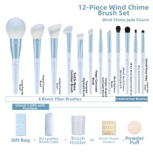 Lades | New Edition Bluebell 10 Brushes Makeup Set