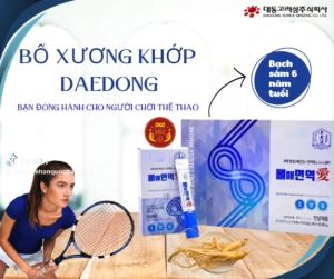 Tinh Chất Bạch Sâm Bổ Xương Khớp Daedong (12g x 30 gói)