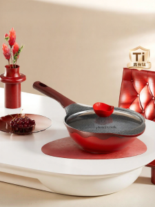 AMERCOOK | Non-stick Titanium Flat Frying Pan