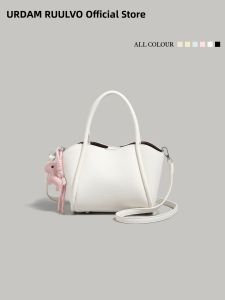 URCDN RDALVO | High-Grade Litchi Pattern Tote Basket Bag