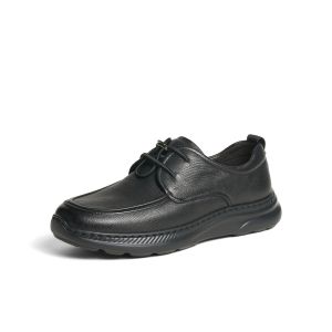 Belle | Soft Bottom Thick Heel Mens Business Casual Shoes